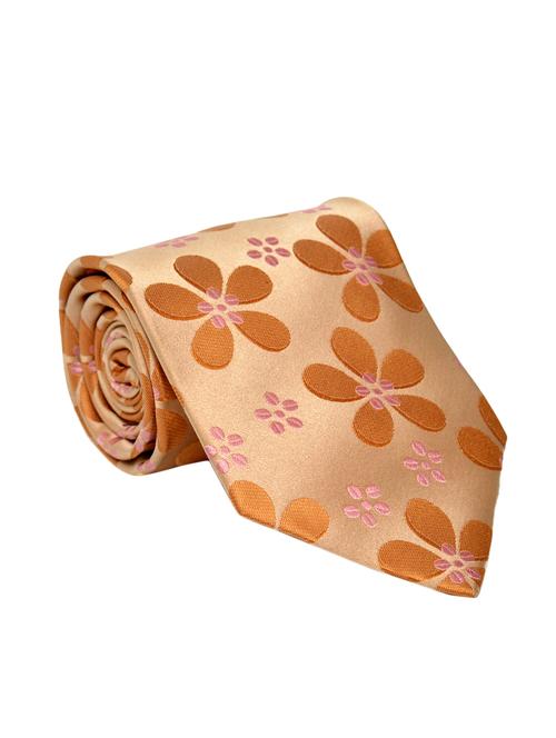 yellow micro tie, pocket square and a pair of cufflinks - 12999711 - Very Small Image - 1