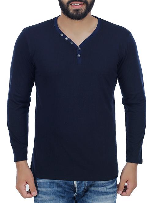 solid black cotton t-shirt - 13000267 - Very Small Image - 1