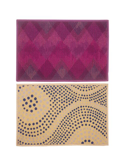 bianca set of 2 splender door mat with hd rubber backing. - 13003394 - Very Small Image - 1