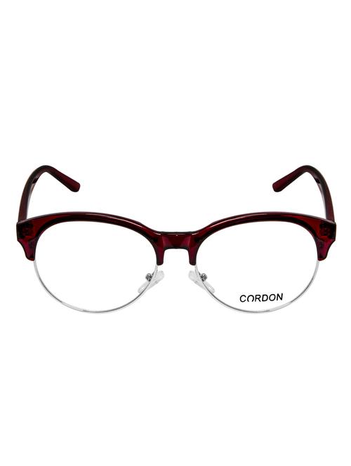 cardon maroon round full rim eyeframe - 13005999 - Very Small Image - 1