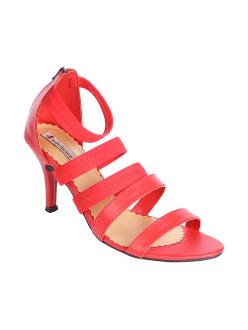 red ankle strap sandal - 13009409 - Very Small Image - 1