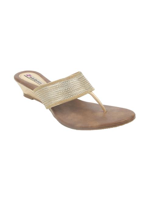 indulgence women gold wedges - 13009628 - Very Small Image - 1