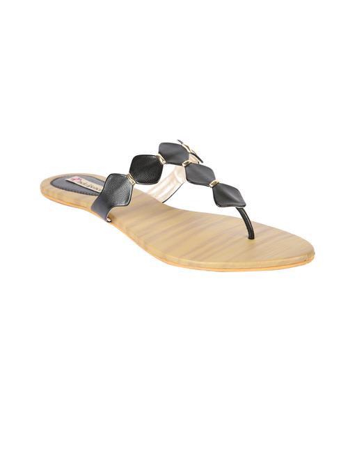 black t- strap sandal - 13009664 - Very Small Image - 1