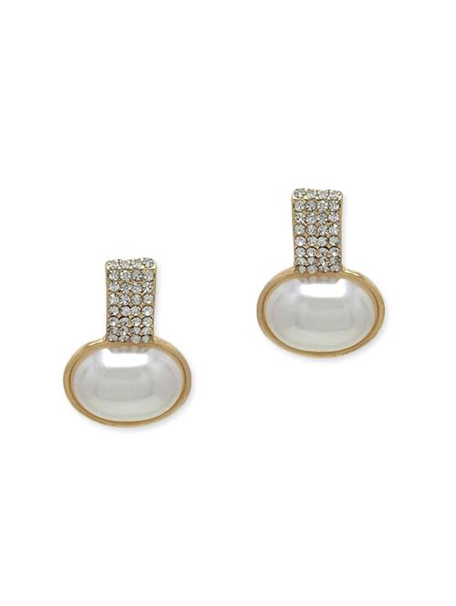 fashblush glimmering golden geometric zircon alloy dangle earring - 13010069 - Very Small Image - 1