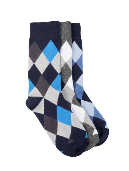 multi coloredset of 3 cotton sock - 13010509 - Very Small Image - 1