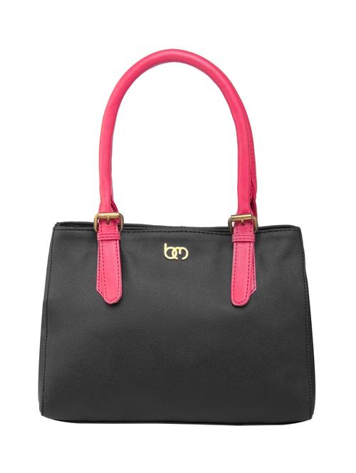 black leatherette handbag - 13011837 - Very Small Image - 1