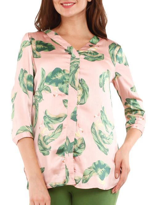 pink printed tunic - 1301497 - Very Small Image - 1