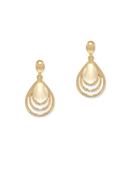 fashblush cute golden geometric zircon alloy dangle earring - 13017318 - Very Small Image - 1