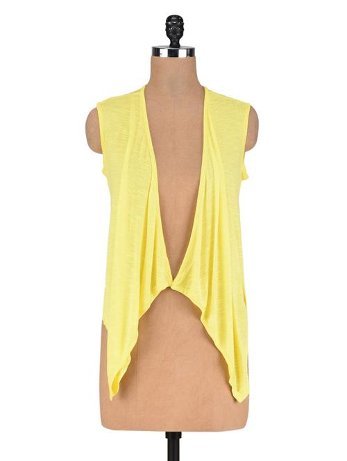 yellow sleeveless shrug - 1301793 - Very Small Image - 1