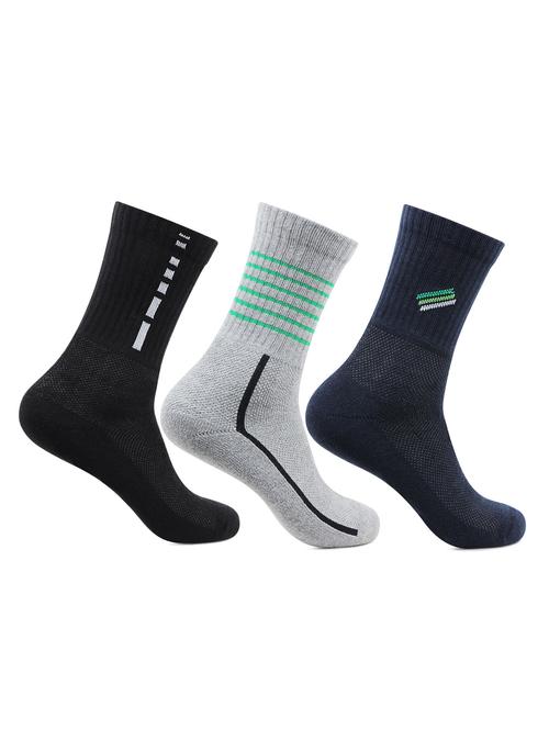 multi colored set of 3 cotton sock - 13017941 - Very Small Image - 1