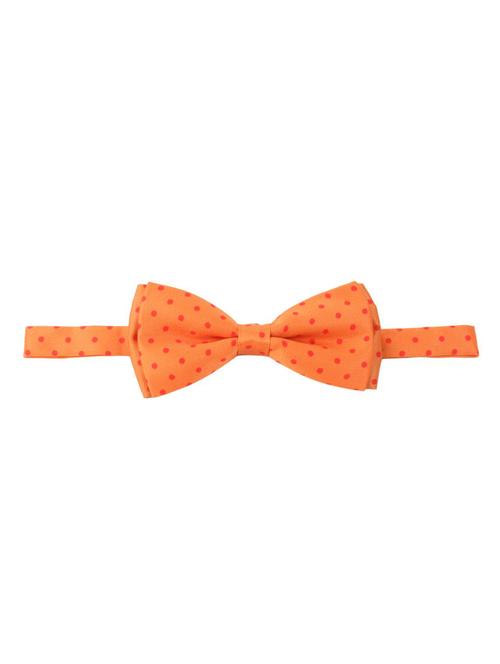 orange & red micro fiber bow tie - 13019472 - Very Small Image - 1