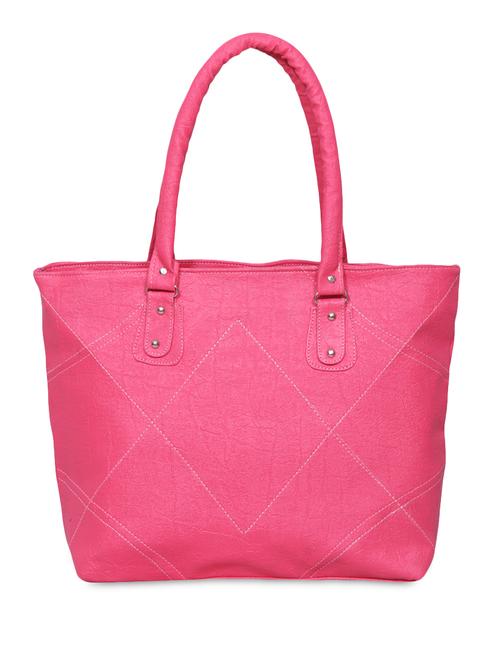 pink canvas and polyester plain handbag - 1302589 - Very Small Image - 1