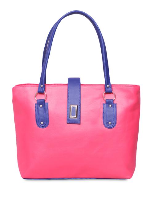 pink leatherette handbag - 1302603 - Very Small Image - 1