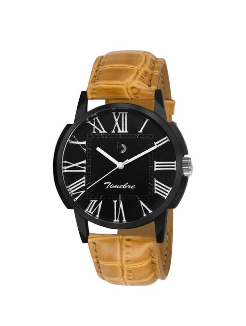 timebre men black roman casual analog watch - 13027789 - Very Small Image - 1