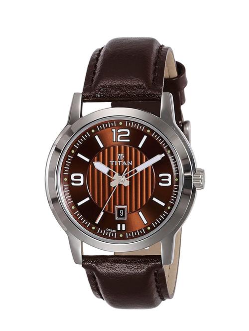 titan neo analog brown dial men's watch-1730sl03 - 13029242 - Very Small Image - 1