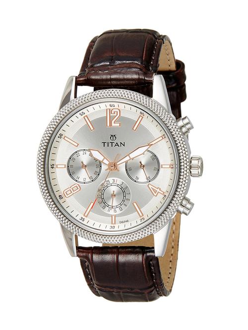 titan neo chronograph silver dial men's watch-1734sl01 - 13029379 - Very Small Image - 1
