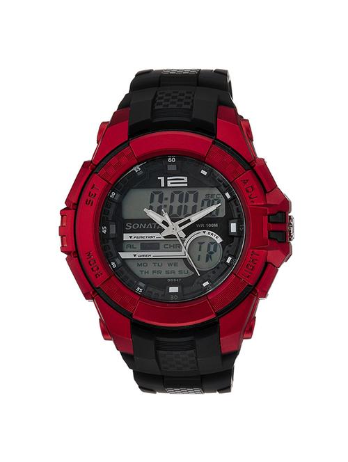 round dial digital and analog watch (77027pp03) - 13029567 - Very Small Image - 1