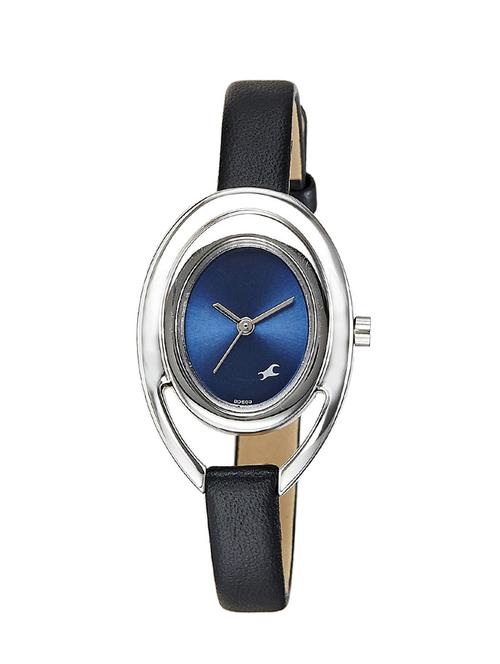 fastrack fits & forms analog blue dial women's watch - 6090sl02 - 13029625 - Very Small Image - 1
