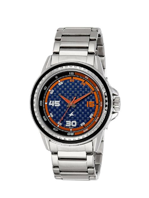 fastrack analog blue dial men's watch - 3142sm02 - 13029702 - Very Small Image - 1