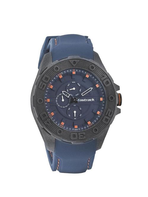 fastrack 38030pp03 blue mens ananlog watch - 13029714 - Very Small Image - 1