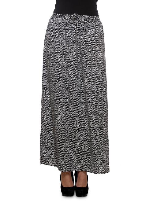 monochromatic printed long skirt - 1303552 - Very Small Image - 1