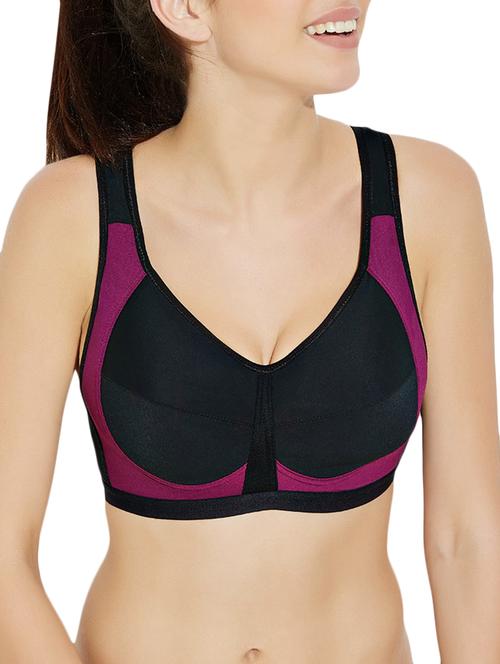 black nylon bra - 13037380 - Very Small Image - 1