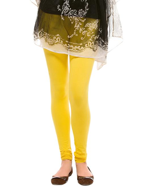 yellow cotton leggings - 13040336 - Very Small Image - 1