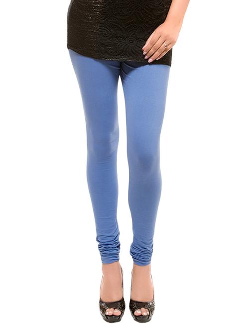 blue cotton leggings - 13040342 - Very Small Image - 1