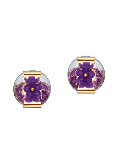multi colored metal studs earrings - 13042389 - Very Small Image - 1