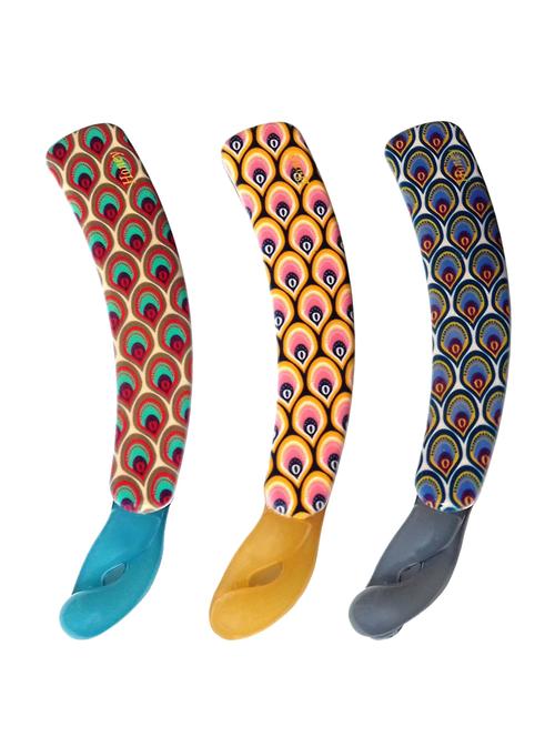 combo of 3 multicolour banana hair clips - 13045357 - Very Small Image - 1