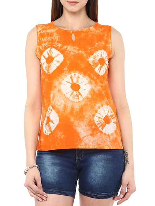orange cotton straight top - 13046672 - Very Small Image - 1