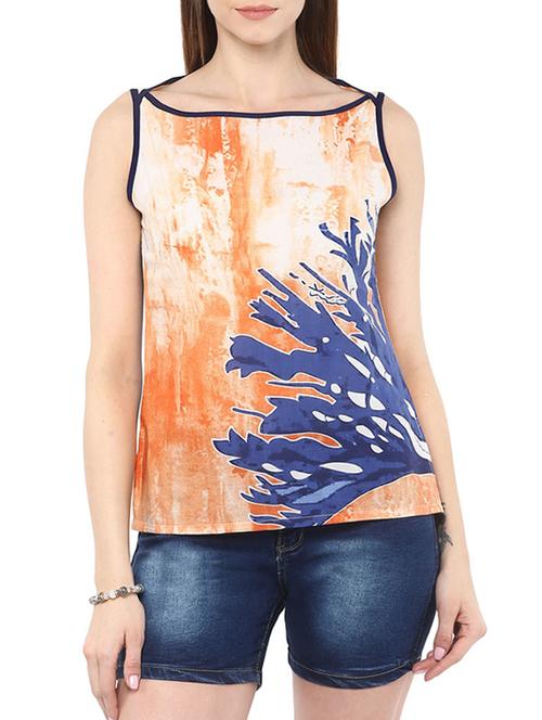 multicolored cotton straight top - 13046681 - Very Small Image - 1