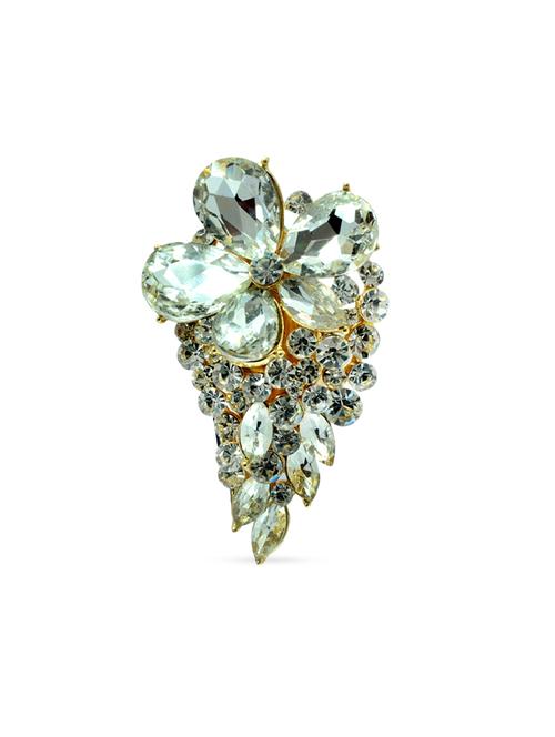 white metal brooch - 13047059 - Very Small Image - 1