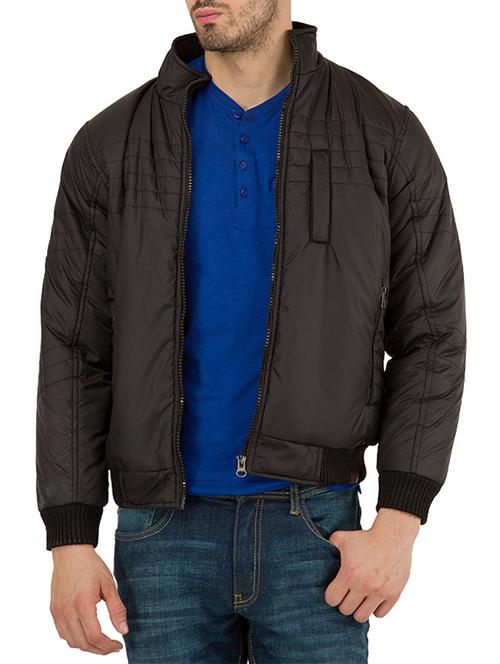 black polyester puffer jacket - 13051257 - Very Small Image - 1
