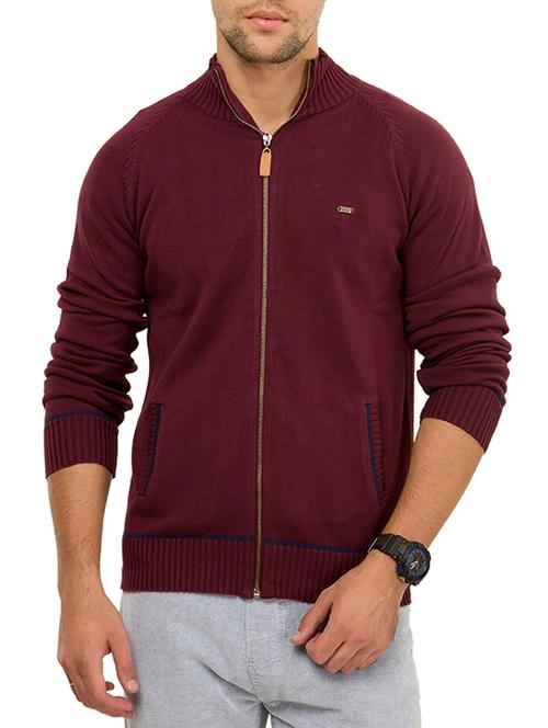 red cotton sweatshirt - 13051328 - Very Small Image - 1
