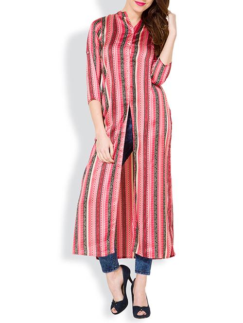 orange striped tunic - 13053322 - Very Small Image - 1