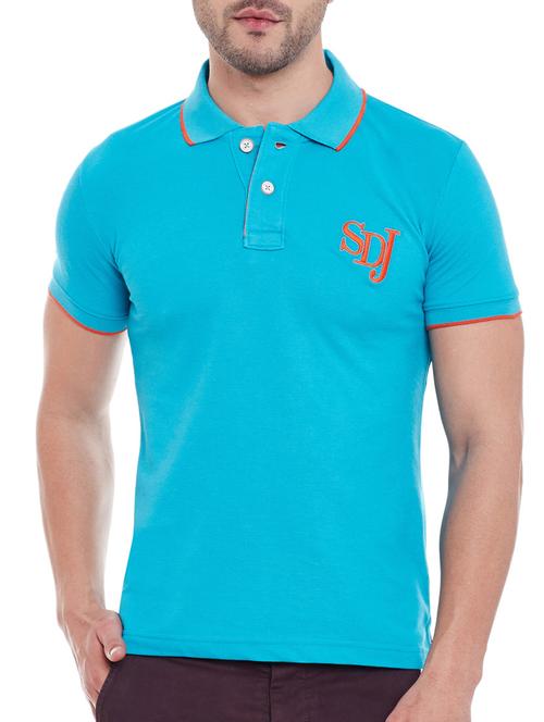 blue cotton tshirt - 13056450 - Very Small Image - 1