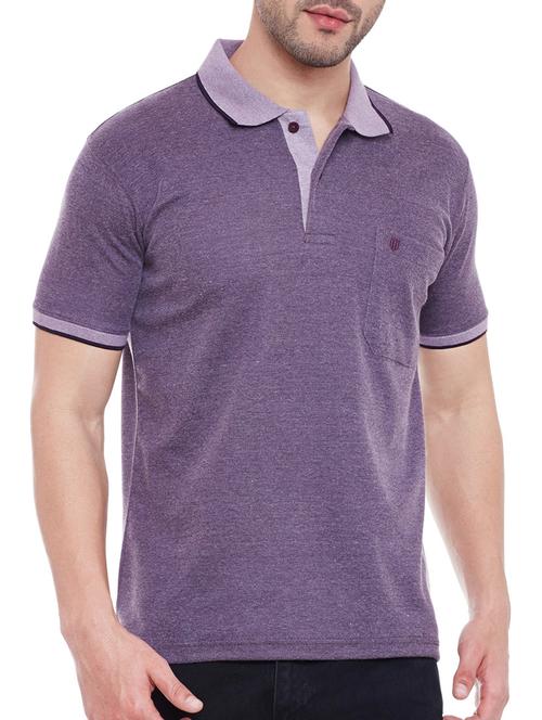 purple cotton t-shirt - 13056493 - Very Small Image - 1