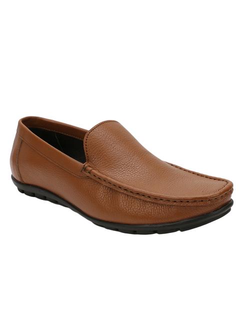 brown leather slip on loafer - 13057026 - Very Small Image - 1