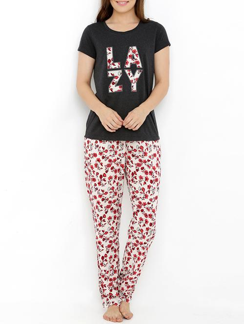 multi colored cotton pyjama set nightwear - 13059359 - Very Small Image - 1