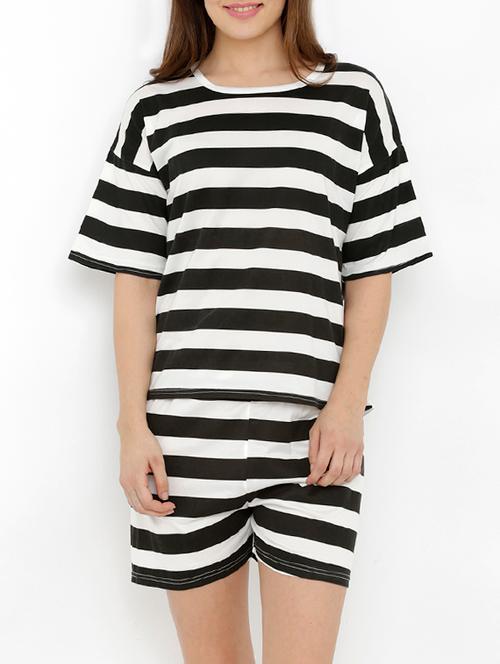 multi colored cotton shorts set nightwear - 13059390 - Very Small Image - 1
