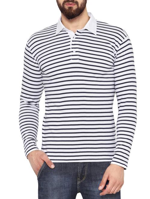 monochrome cotton striped t-shirt - 13060878 - Very Small Image - 1