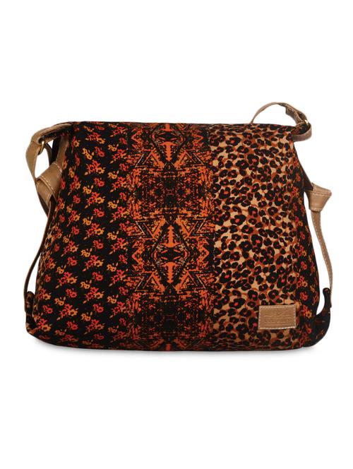 multicolored fabric printed slingbag - 1306096 - Very Small Image - 1