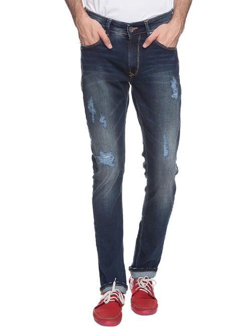 blue cotton jeans - 13064389 - Very Small Image - 1