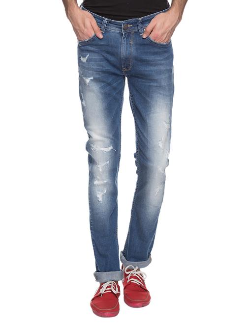 blue cotton jeans - 13064390 - Very Small Image - 1
