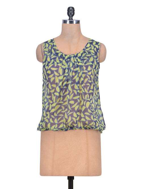 green printed top - 1306533 - Very Small Image - 1