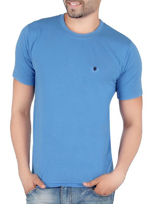 blue cotton t-shirt - 13066750 - Very Small Image - 1