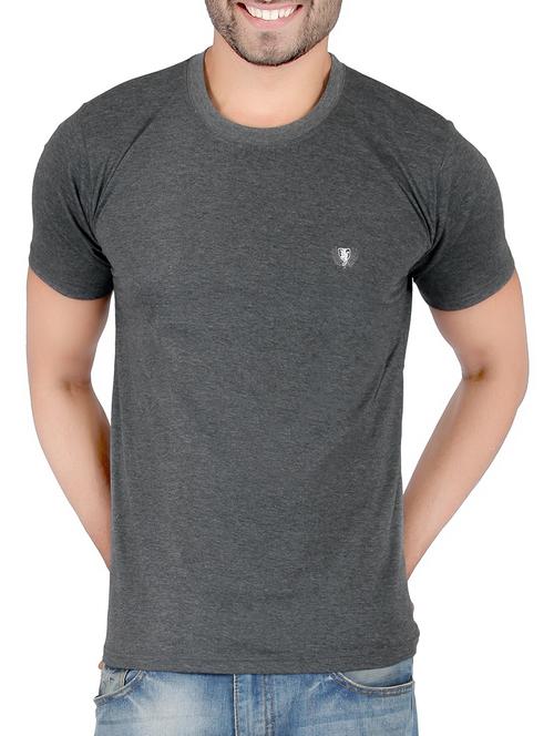 charcoal grey cotton t-shirt - 13066752 - Very Small Image - 1