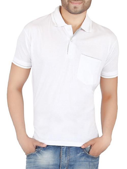white cotton tshirt - 13066789 - Very Small Image - 1