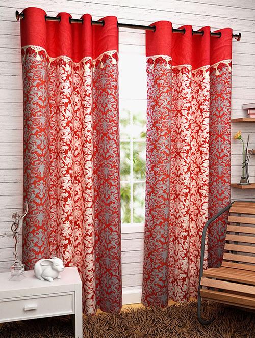 home fantasy desinger window curtain-4 pcs - 13068230 - Very Small Image - 1
